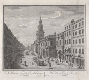 Royal Exchange, Londyn autorstwa John Maurer