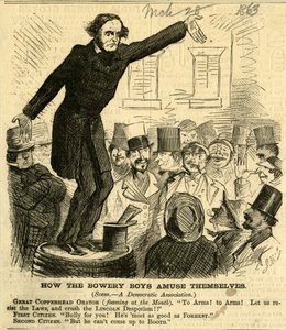 Jak się bawią chłopcy z Bowery, 1863 (drewno)