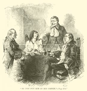 Ilustracja do Opowieści o dwóch miastach autorstwa Charlesa Dickensa autorstwa John McLenan