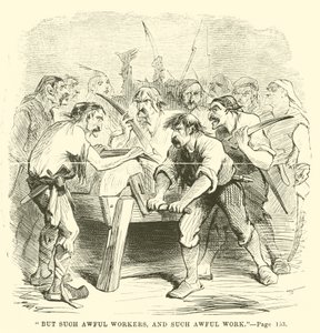 Ilustracja do Opowieści o dwóch miastach autorstwa Charlesa Dickensa autorstwa John McLenan