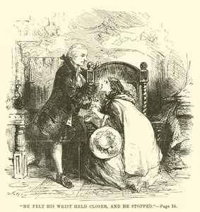 Ilustracja do Opowieści o dwóch miastach autorstwa Charlesa Dickensa autorstwa John McLenan
