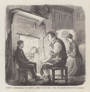 Ilustracja do wielkich oczekiwań autorstwa John McLenan