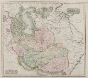Persia (grawerowanie ręcznie kolorowane) autorstwa John Menzies