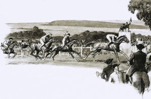 Najsłynniejszy wyścig płaski w Wielkiej Brytanii, Derby autorstwa John Millar Watt