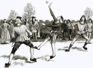 Jeu de Paume, rodzaj piłki ręcznej