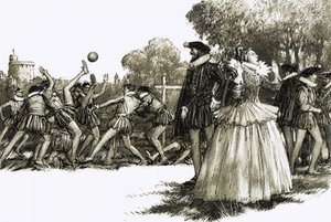 Królowa Elżbieta I była przerażona brutalnym sportem autorstwa John Millar Watt