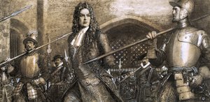 Książę z upodobaniem do zdrady, książę Marlborough (gwasz na papierze)