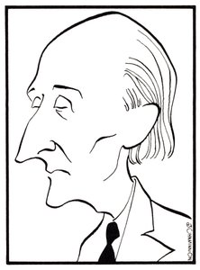Frederick Delius - karykatura autorstwa Johna Minniona - angielski kompozytor - 29 stycznia 1862 - 10 czerwca 1934 autorstwa John Minnion