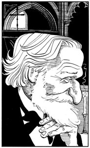 Giuseppe Verdi - portret profilowy włoskiego kompozytora, 9 lub 10 października 1813 - 27 stycznia 1901