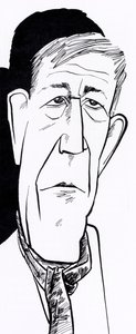 Oskar Kokoschka, karykatury autorstwa John Minnion