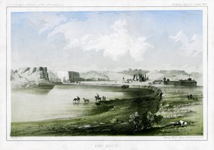 Fort Benton, Montana, USA, 1856 r. autorstwa John Mix Stanley