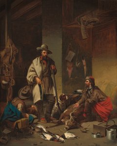 Chata Trapera, 1858. autorstwa John Mix Stanley