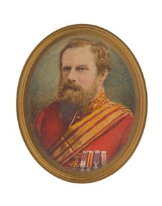 Generał porucznik David Pott (1812-1881) w mundurze sztabowym