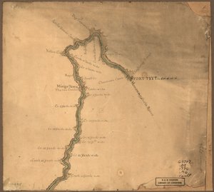 (Mapa rzeki Ohio z Fort Pitt. LOC gm71002315