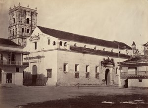 Tropikalna sceneria, Katedra, Cartagena, 1871. autorstwa John Moran