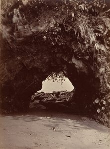 Tropikalna sceneria, naturalny łuk, zatoka Cupica, 1871.