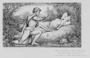 Robert Burns: Kwitnąca Nelly (Grawerowanie)