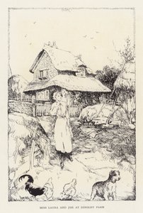 Ilustracja dla Beautiful Joe autorstwa Marshalla Saundersa (litografia) autorstwa John Nicholson