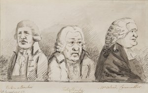 Batson, bankier, Tulley, bankier, pan Wood, radny, 69 Lombard Street, Cornhill, 1790 (pióro, pędzel i atrament na papierze)