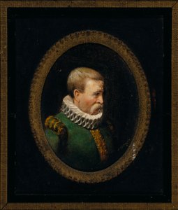 Portret hugenockiego dżentelmena z czasów Karola IX autorstwa John O