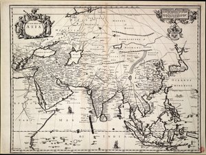 Nowa mapa Azji autorstwa John Ogilby