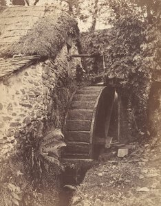 Nowy młyn, niedaleko Lynton, North Devon, 1856. autorstwa John Percy