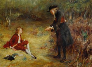 John Pettie - Przydrożne kazanie autorstwa John Pettie