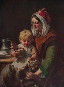Pora posiłku, ok. 1850, ok. 1915 r