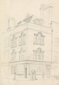 Dom na rogu Red Lion Street i Theobalds Road, naprzeciwko Lamb