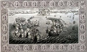 Armada (graviravimas iš gobeleno)poli autorstwa John Pine