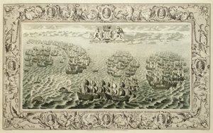 Armada (rycina z gobelinu), 1739