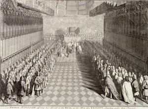 Koronacja Wilhelma III w Opactwie Westminsterskim, Londyn, 1689, c1689