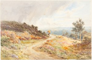 Jesień (akwarela na graficie na papierze woven) autorstwa John Powell
