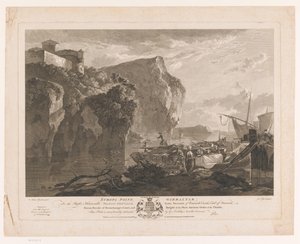 Widok na punkt Europa, Gibraltar Europa Point, Gibraltar (tytuł na obiekcie) autorstwa John Pye (I)