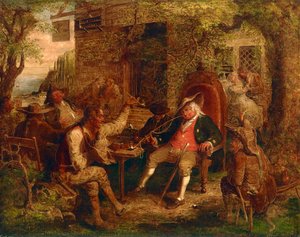 Wolfert Webber w gospodzie (Złoty sen Wolferta Webbera) 1857 (olej na płótnie)