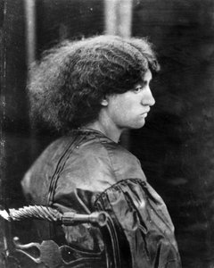 Jane Morris, pozowana przez Dante Gabriel Rossetti, 1865 (druk albumowy)
