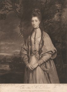 Czcigodna pani Damer autorstwa John Raphael Smith