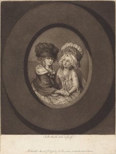 Dwóch przyjaciół autorstwa John Raphael Smith