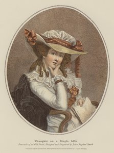 Myśli o samotnym życiu (chromolitho)