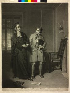 William Parsons jako "Sheepface" w filmie "Wiejski prawnik" autorstwa John Raphael Smith