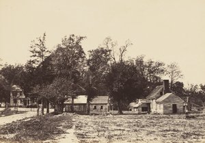Mechanicsville, Virginia., kwiecień 1865 (odbitka albumowa osadzona na papierze tkanym)