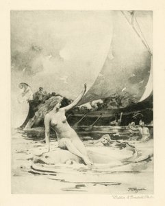 Ilustracja do wierszy Katullusa (fotograwiura) autorstwa John Reinhard Weguelin
