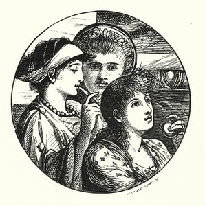 Minstrele (rycina) autorstwa John Reinhard Weguelin
