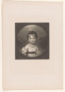 Portret van Emily Ashley-Cooper The Rose Bud / (Present Lady Ashley) (tytuł na obiekcie) autorstwa John Richardson Jackson