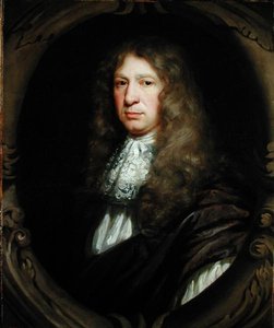 Portret Sir Johna Streynshama Mistrza (1604-1723) (olej na płótnie) autorstwa John Riley