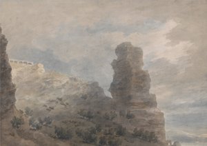 Widok z zajazdu w Terracina