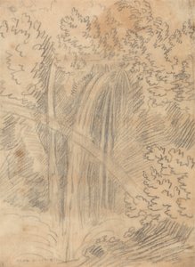 Wodospad autorstwa John Robert Cozens