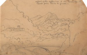 Podejście Apeninów do Rochetty autorstwa John Robert Cozens
