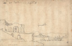 W Portici autorstwa John Robert Cozens