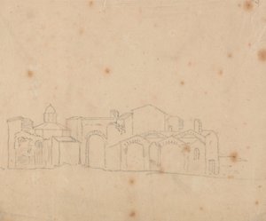 Łaźnie Dioklecjana autorstwa John Robert Cozens